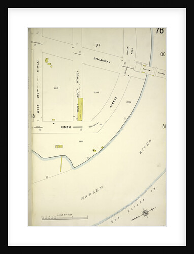 Map bounded by Broadway, Harlem River, W. 219th St., New York by Anonymous