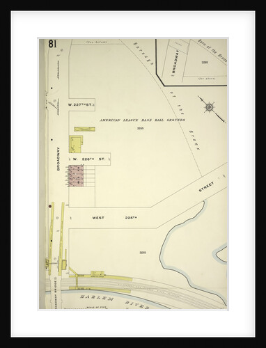 Map bounded by Broadway, W. 225th St., Harlem River, New York by Anonymous
