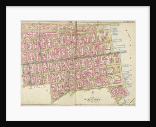 Map bounded by E. 3rd St., East River, Grand St., Essex St., New York by Anonymous