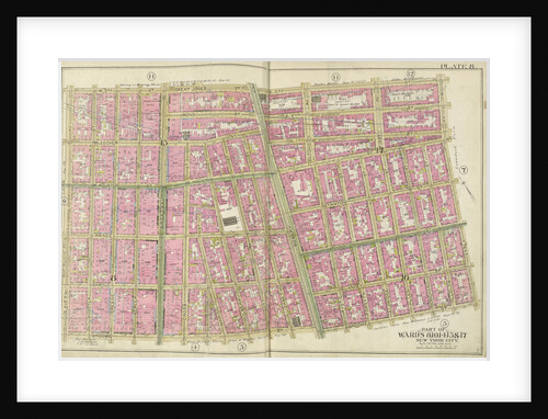 Map bounded by W. 3rd St., E. 3rd St., Essex Ave., Broome St., S. 5th Ave., New York by Anonymous