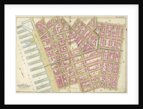 Map bounded by Charles St., W. 3rd St., S. 5th Ave., Broome St., Hudson River, New York by Anonymous