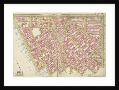 Map bounded by W. 14th St., 6th Ave., Bedford St., Hudson River, New York by Anonymous