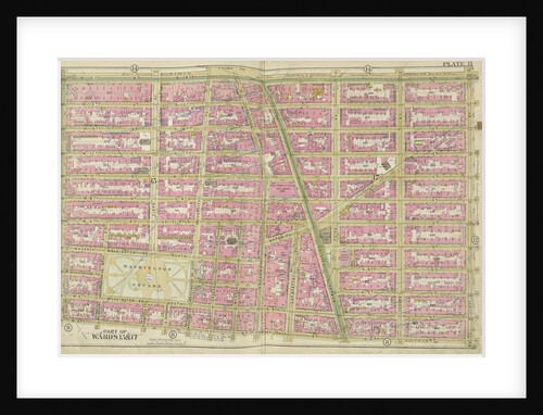 Map bounded by E. 14th St., 1st Ave., W. 3rd St., 6th Ave., New York by Anonymous