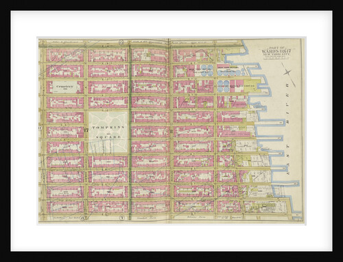 Map bounded by E. 14th St., East River, E. 3rd St., 1st Ave., New York by Anonymous
