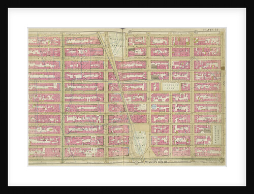 Map bounded by W. 25th St., 2nd Ave., E. 14th St., 7th Ave., New York by Anonymous
