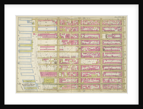 Map bounded by W. 36th St., 8th Ave., W. 25th St., Hudson River, New York by Anonymous