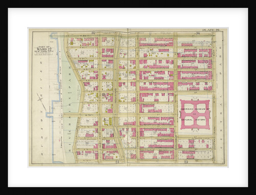 Map bounded by W. 86th St., Central Park W., W. 75th St., Hudson River, New York by Anonymous
