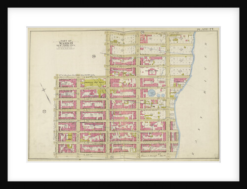Map bounded by E. 68th St., East River, E. 57th St., Lexington Ave., New York by Anonymous
