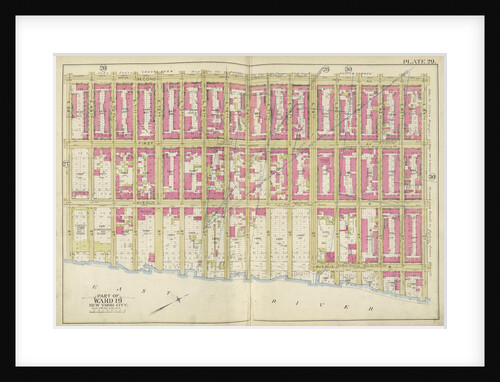 Map bounded by 2nd Ave., E. 84th St., East River, E. 68th St., New York by Anonymous