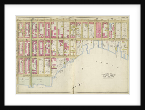 Map bounded by 2nd Ave., E. 101st St., East River, E. 84th St., New York by Anonymous