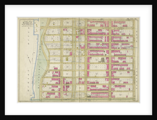 Map bounded by W. 97th St., Central Park W., W. 86th St., Hudson St., New York by Anonymous