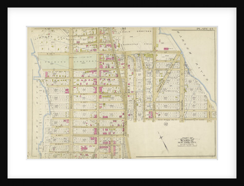 Map bounded by W. 158thSt., Harlem River, W. 143rd St., Hudson River, New York by Anonymous