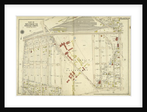 Map bounded by West Farms Rd., Castle Hill Ave., McGraw Ave., Beach Ave., New York by Anonymous