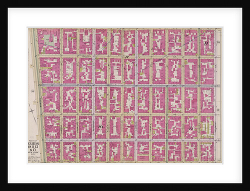 Map bounded by E. Houston St., Attorney St., Grand St., Bowery, New York by Anonymous