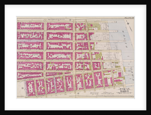 Map bounded by 7th St., East River, Stanton St., Ave. B, New York by Anonymous
