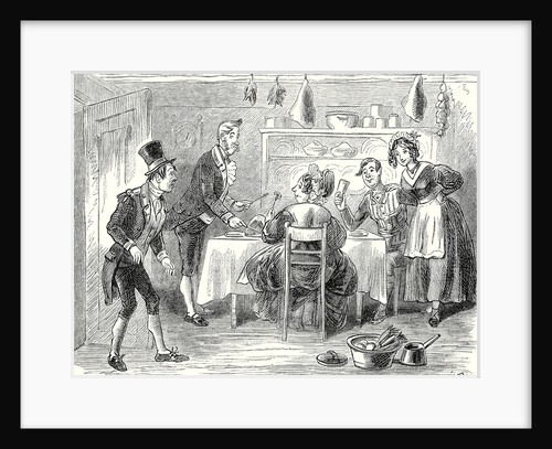 Pickwick Papers the Kitchen Door Opened and in Walked Mr. Job Trotter by Anonymous