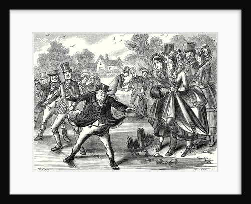 Pickwick Papers Mr. Pickwick Went Slowly and Gravely Down the Slide with His Feet About a Yard and a Quarter Apart Amidst the Gratified Shouts of All the Spectators. by Anonymous