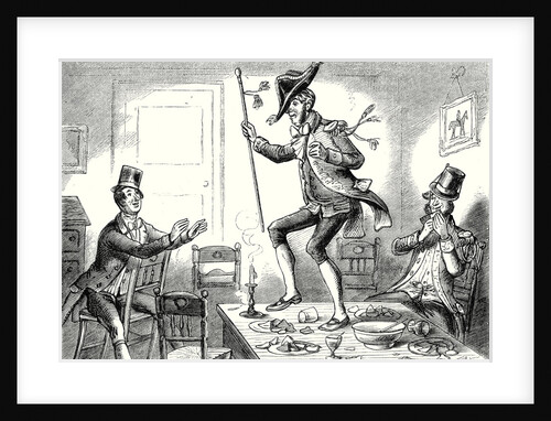 Pickwick Papers Mr. Tuckle Dressed Out with the Cocked-Hat and Stick Danced the Frog Hornpipe Among the Shells on the Table by Anonymous