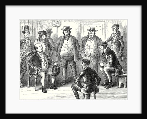 Pickwick Papers Mr. Pickwick Sitting for His Portrait by Anonymous