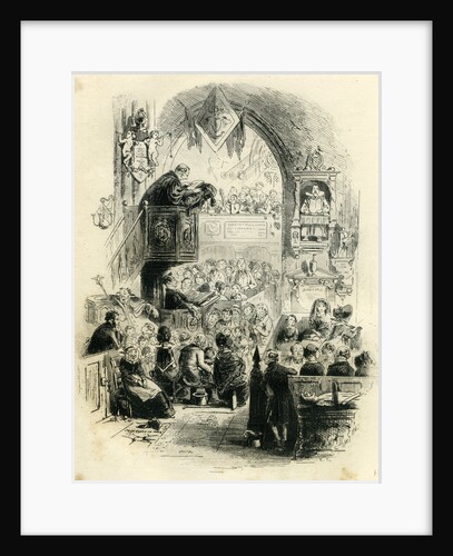 David Copperfield 'Our Pew at Church' by Anonymous
