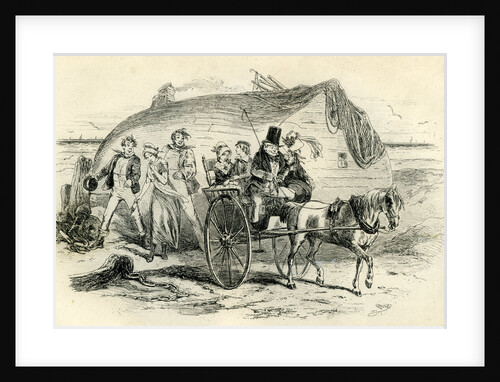 David Copperfield 'Mrs. Gummidge Casts a Damp on Our Departure' by Anonymous