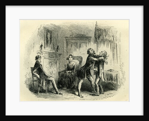Little Dorrit Mr. Flintwinch Receives the Embrace of Friendship by Anonymous