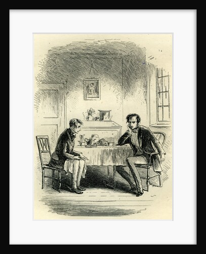 Little Dorrit at Mr. John Chivery’s Tea-Table by Anonymous
