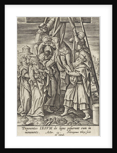 Deposition by Hieronymus Wierix