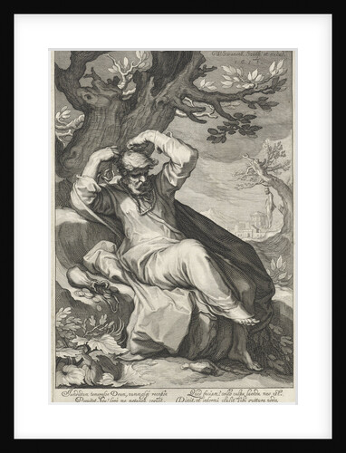 Judas Iscariot hangs himself by Petrus Scriverius