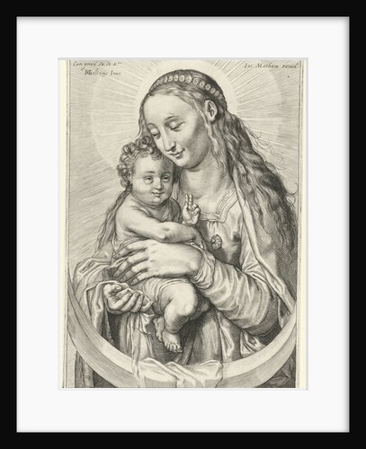 Mary with Child and crescent moon by Rudolf II van Habsburg