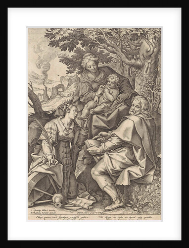 Holy Family, accompanied by Catherine of Alexandria by Johannes Baptista Vrints I