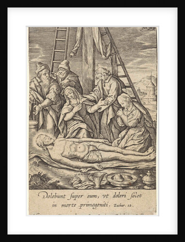 Lamentation of Christ by Hieronymus Wierix