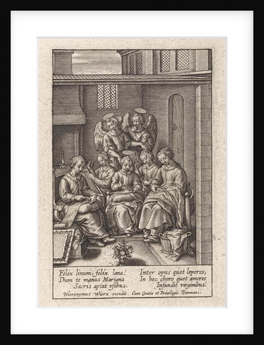 Young Mary as a seamstress by Anonymous