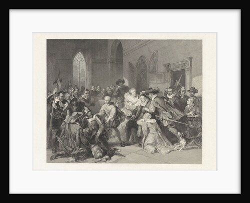 Attack of Jean de Jauregui on Prince William I, March 18, 1582 by Anonymous