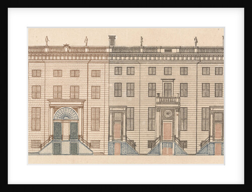 Amsterdam canal houses on the Keizersgracht 738-730 by Johan Teyler