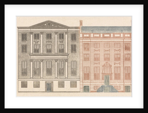 Amsterdam canal houses along the Herengracht 412 and 472 by Johan Teyler