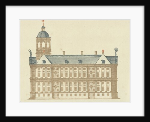 Side wall of the Town Hall in Amsterdam by Johan Teyler