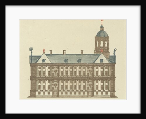Side wall of the Town Hall in Amsterdam by Johan Teyler