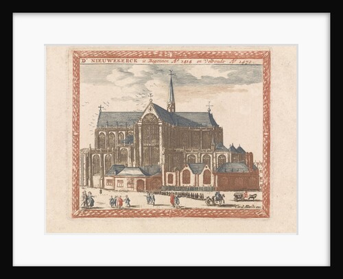 Nieuwe Kerk in Amsterdam by Carel Allard