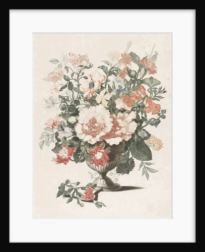 Stone vase with flowers by Johan Teyler