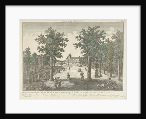 View of the Buitenhof in The Hague, The Netherlands by Georg Balthasar Probst