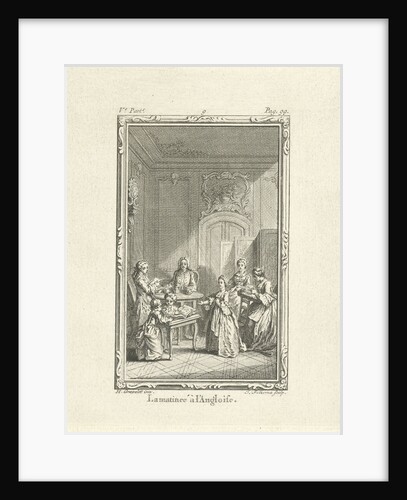 Company in an interior by Jacob Folkema