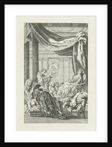 Dormant figures under a canopy by Jacob Folkema