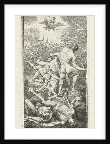 Battle of the gods and giants by Jacob Folkema