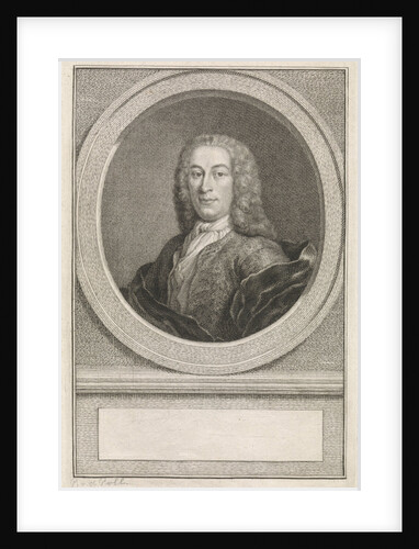 Portrait of Pieter van de Poll by Jacob Houbraken