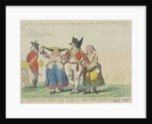 British commander with two Dutch prostitutes by Samuel W. Fores