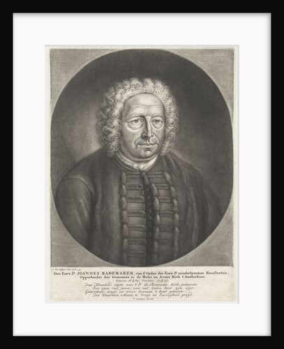 Portrait of Father John Rademaker by Frans Sadeleer
