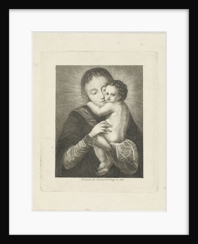 Mary with the Christ Child in her arms by Elisabeth Barbara Schmetterling
