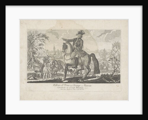 Equestrian Portrait of William V, Prince of Orange-Nassau by Johann Lorenz Rugendas II