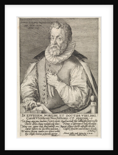 Portrait of Carolus Uten Courts by Crispijn van de Passe I